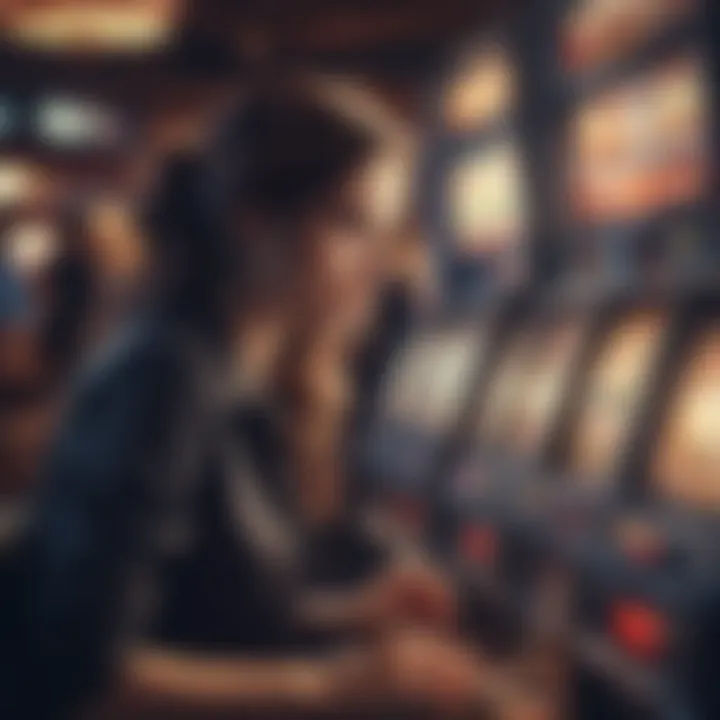 A psychological representation of player engagement and emotions while playing slots.