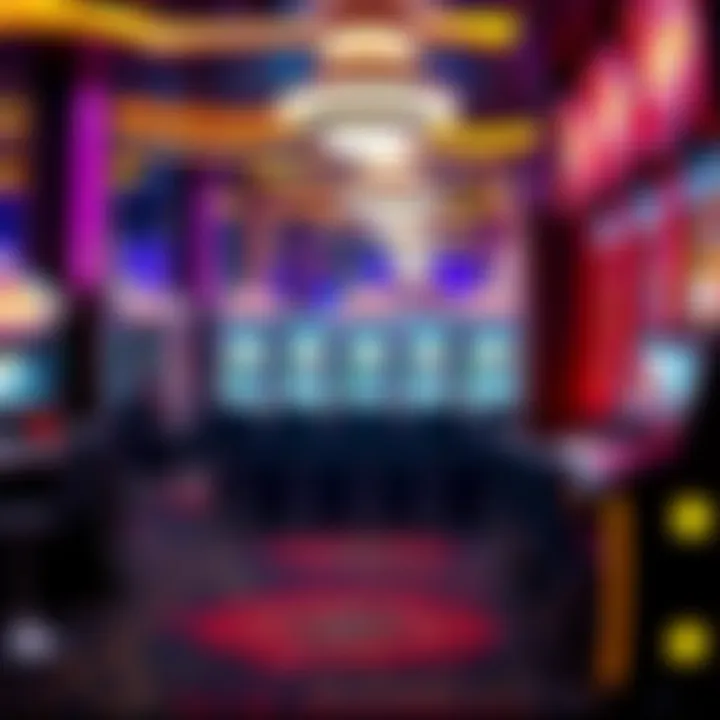 Visual representation of responsible gambling practices in a casino setting.