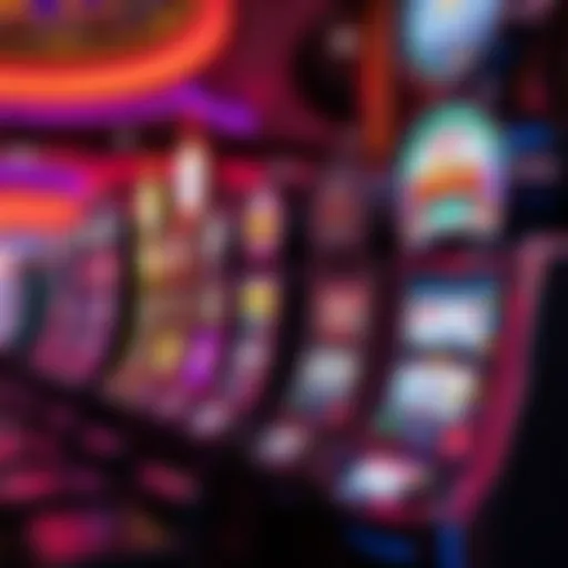 A vibrant display of Aria slot machines showcasing various themes and designs.