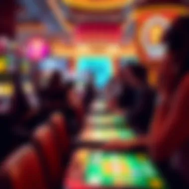 Responsible gaming practices being implemented in a casino setting