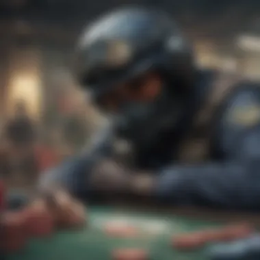 A conceptual image illustrating responsible gambling with CSGO skins