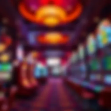 Inside view of the gaming floor