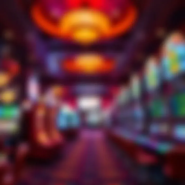 Inside view of the gaming floor