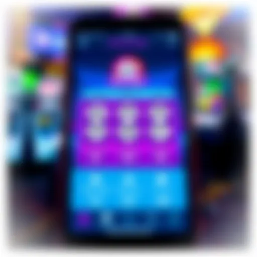 Interface of the CA Lottery App Detailed view of the CA Lottery mobile application interface