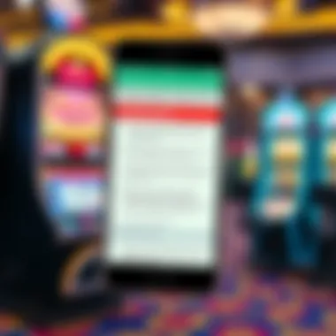 Visual representation of responsible gaming tips within the app