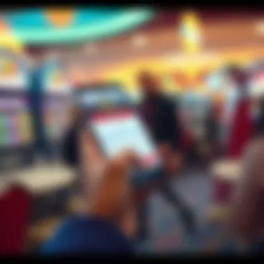 User engaging with the ticket purchasing feature in the app