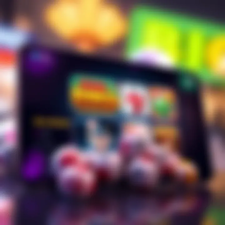 A selection of popular online bingo platforms showcased on a digital device