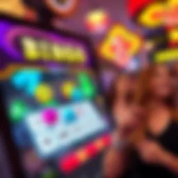 Vibrant online bingo game interface featuring colorful cards and markers