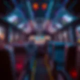 Modern bus interior designed for comfort during travel