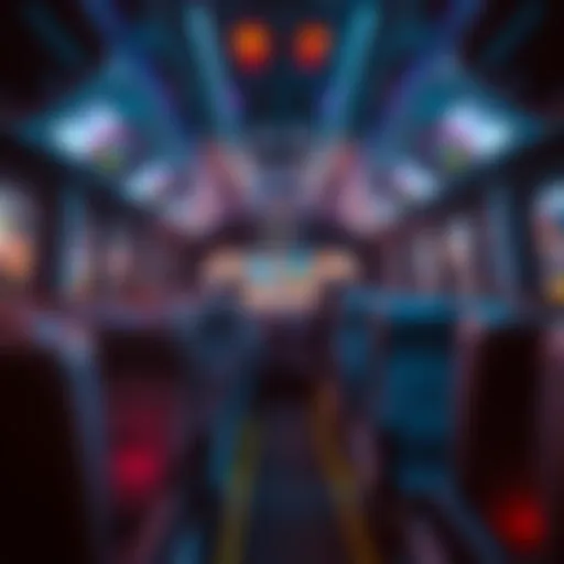 Modern bus interior designed for comfort during travel