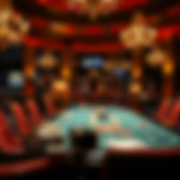 A luxurious casino setting depicting the elegance of Casino Royale
