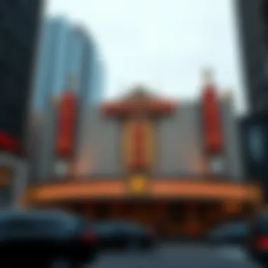 Exterior view of a prominent casino in New York City