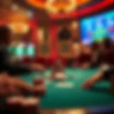 Illustration of cazino poker game mechanics