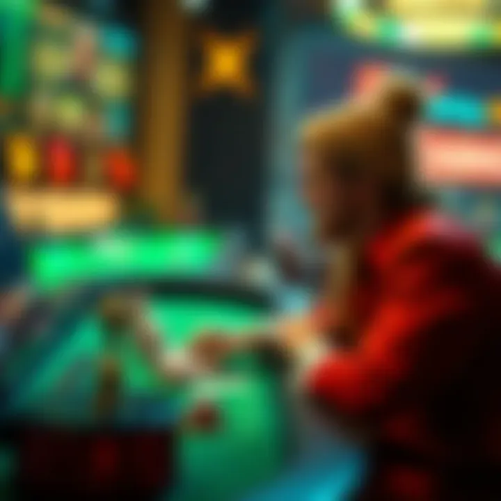 Conceptual image about responsible gambling strategies