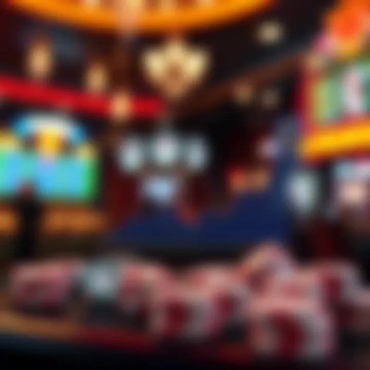 Graph demonstrating trends in the UK online gambling market