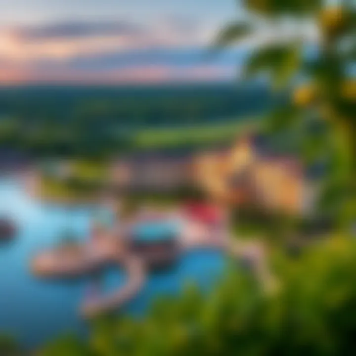 A picturesque view of the resort's surrounding landscape