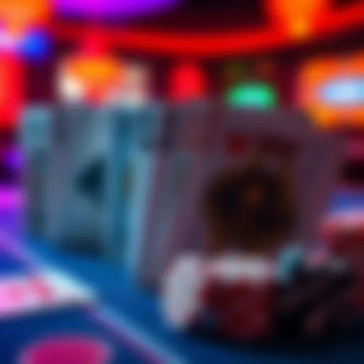 A vibrant visual showcasing various card game genres