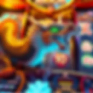 An illustration of the intricate bonus features available in Dragon Emperor