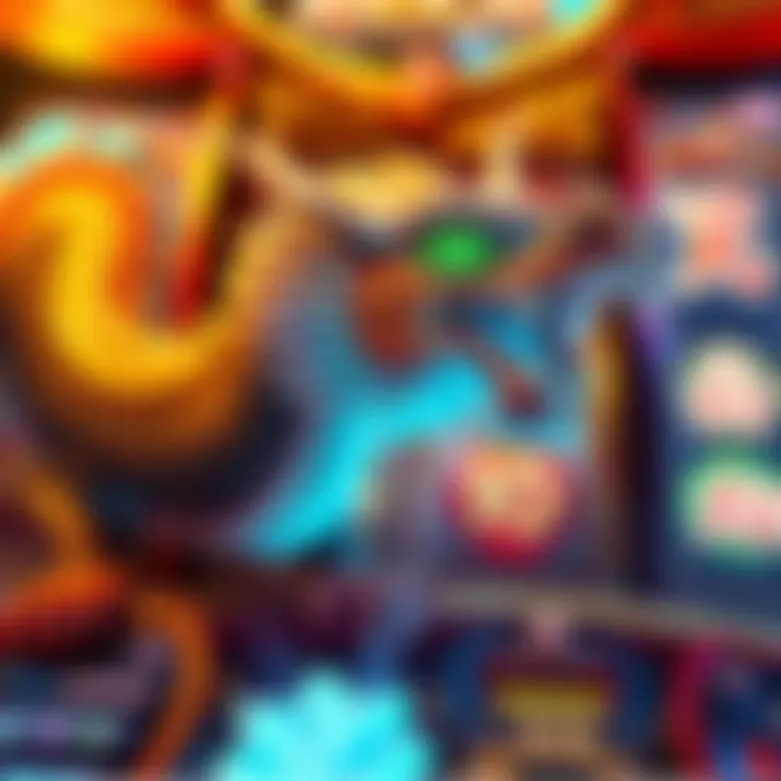 An illustration of the intricate bonus features available in Dragon Emperor