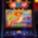 A captivating visual of the Dragon Emperor slot machine interface showcasing vibrant graphics