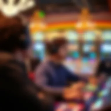 Innovative gambling game interface showcasing user engagement