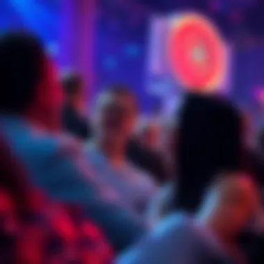 Audience captivated by a live performance