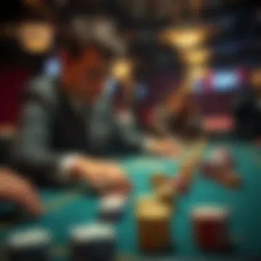 Visual depiction of responsible gambling practices in action