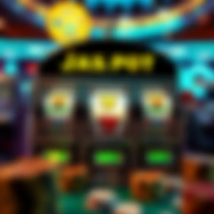 A visual representation of strategies for playing random jackpot slots