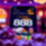 User interface of the 888 Casino app showcasing game selection