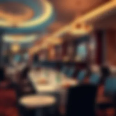 Elegant dining area showcasing gourmet cuisine