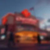 Exterior view of Cherokee Casino showcasing its architecture and signage