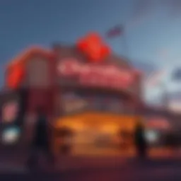 Exterior view of Cherokee Casino showcasing its architecture and signage