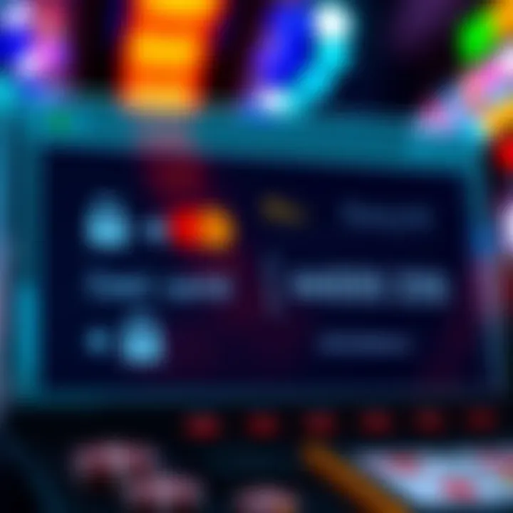 A secure interface showcasing encryption symbols and payment methods