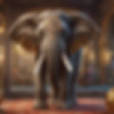 Enchanting elephant motifs in the game