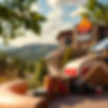 A scenic view of the casino's surrounding landscape