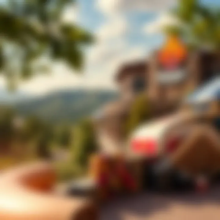 A scenic view of the casino's surrounding landscape