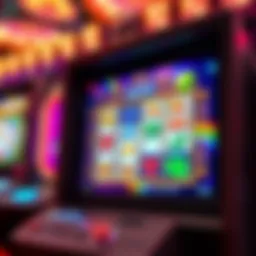 Visual representation of a vibrant online video slot game interface