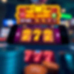 Interface of a popular iPhone real money game