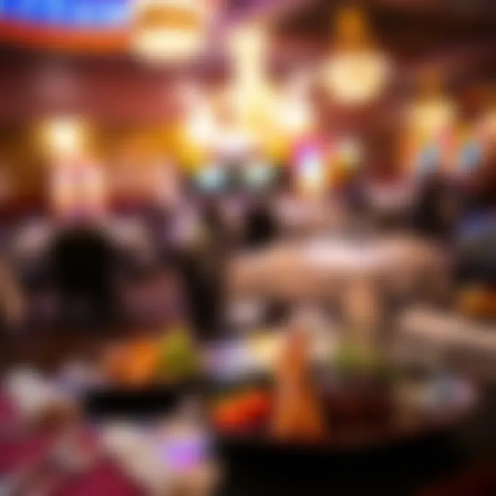 Elegant dining setup featuring a gourmet meal