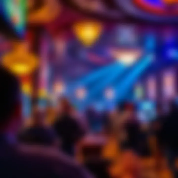 Live entertainment event at the casino