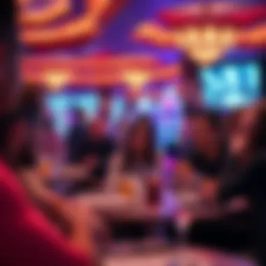 Visitors enjoying entertainment and dining at an mLife casino