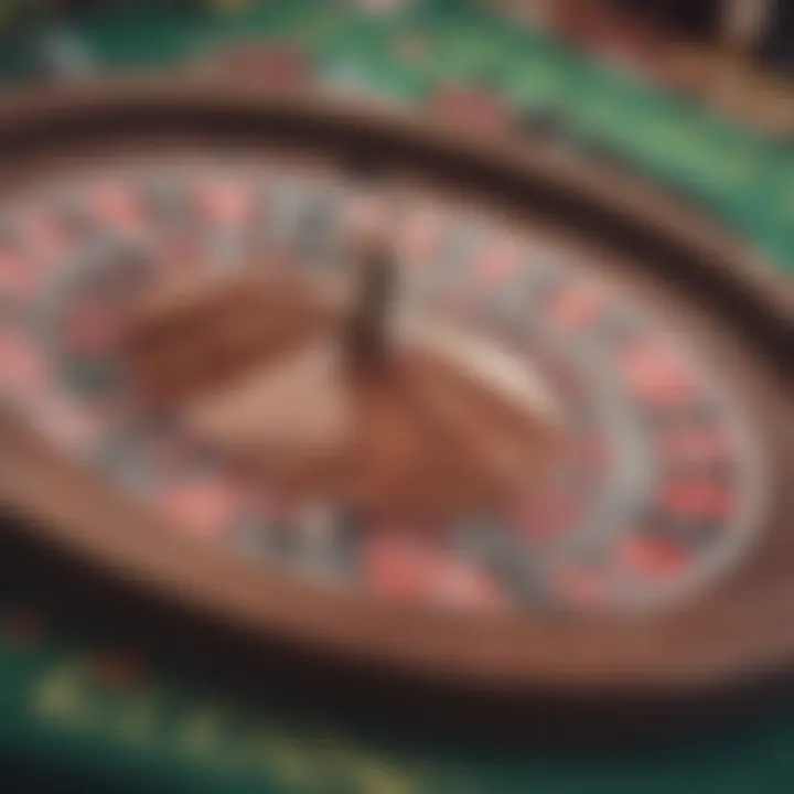 A close-up of a digital interface displaying betting options for online roulette.