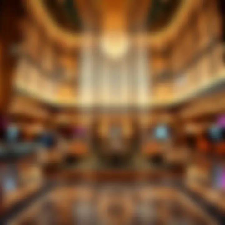 Stunning Lobby Design Luxurious lobby of an MGM sister hotel