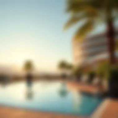 Serene Poolside Retreat Relaxing pool area at MGM sister properties