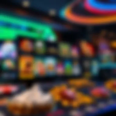 A modern online casino interface showcasing various games