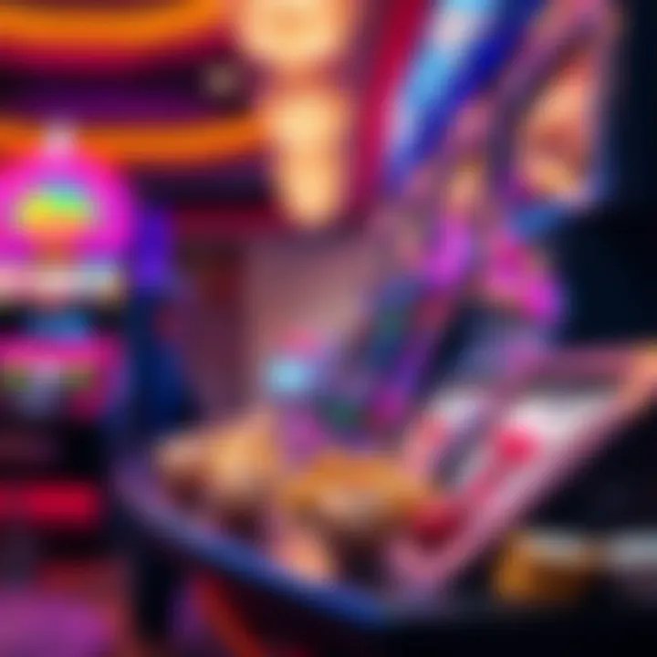 Visual representation of strategy in slot gaming