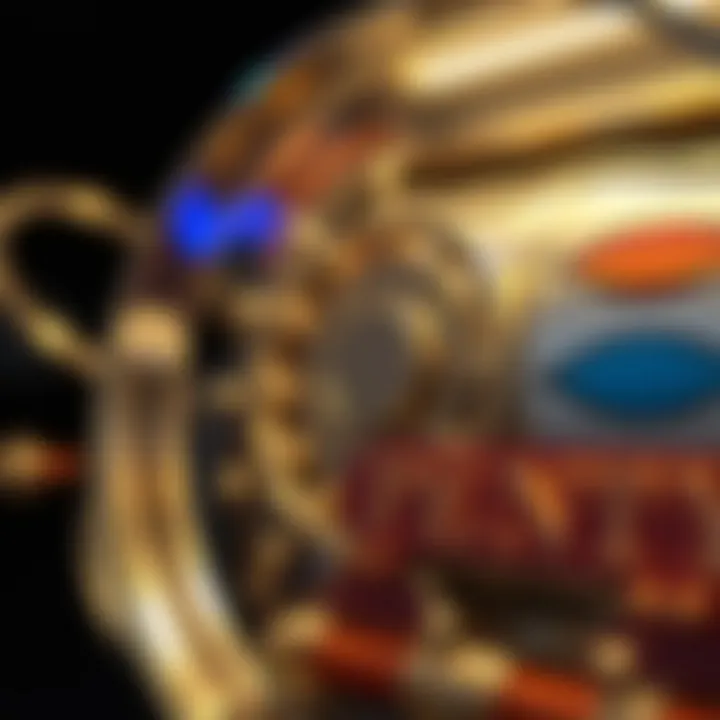 Close-up view of a penny slot machine mechanism