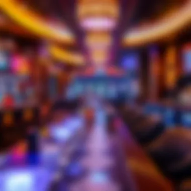 Relaxing Bar Atmosphere at Riverside Casino Bar area with a selection of drinks and ambiance