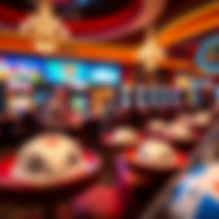 Illustration of diverse gaming options available at RTG casinos