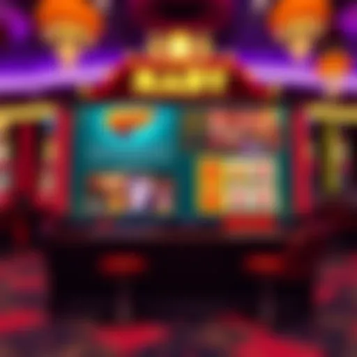 Engaging Interface of Ruby Slots Vibrant ruby slots interface showcasing unique features